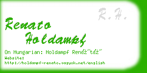 renato holdampf business card